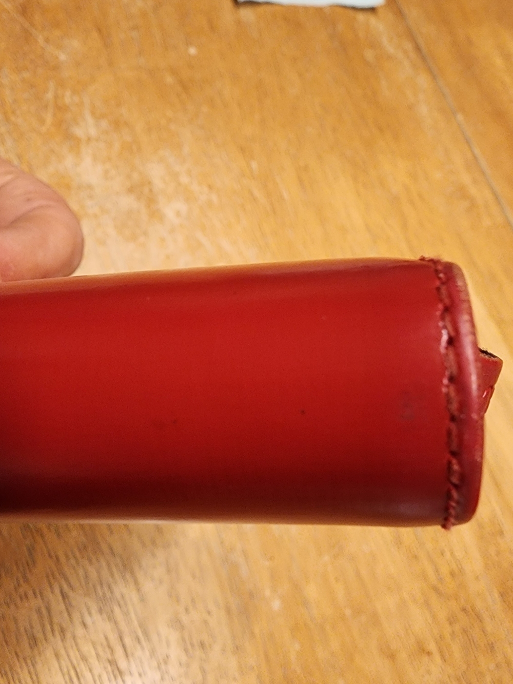 vintage Loewe red leather long wallet - Picture 6 of 16